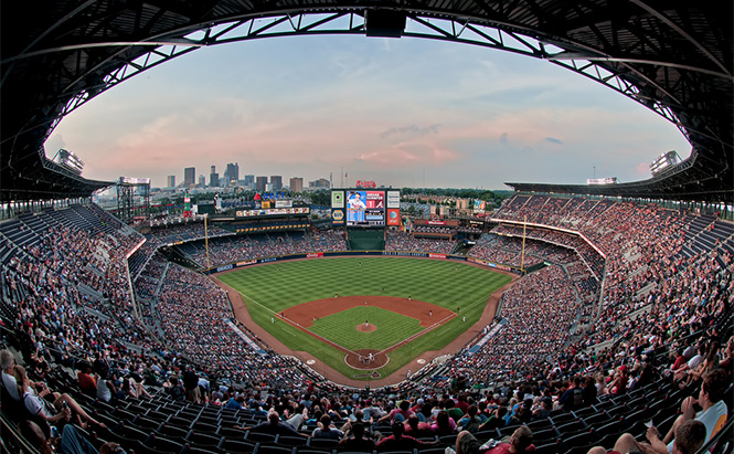 Turner Field, Atlanta GA. Photo by markwhitt on Flickr.