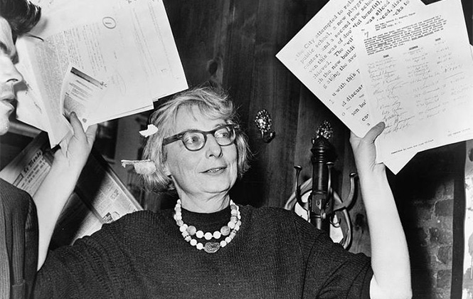 Jane Jacobs. Courtesy of Wikipedia.
